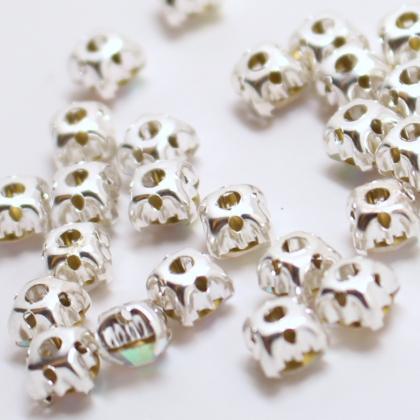 8mm Loose Beads Sew On Ab Diamante Rhinestone..