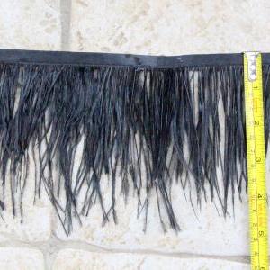 4 Inches 10 Yards Ostric Feather Fringe Costume..