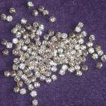 Ss12 3mm Loose Beads Sew On Clear Diamante..