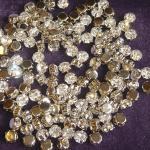 Ss40 8mm Loose Beads Sew On Clear Diamante..